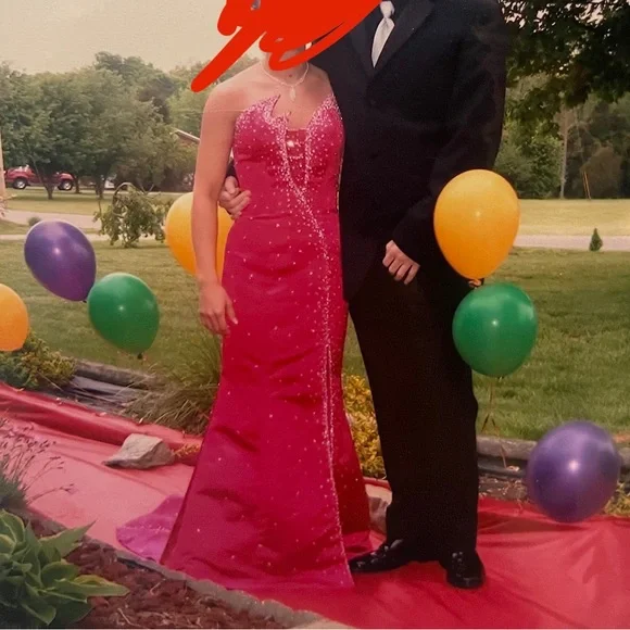 Mori Lee Dresses | Hot Pink Mori Lee Prom Dress! | Color: Pink | Size: 1j | Sclark1704's Closet